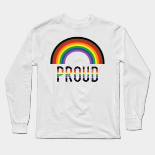 LGBTQIA Inclusive Rainbow Pride Flag - Pride 2018 Long Sleeve T-Shirt